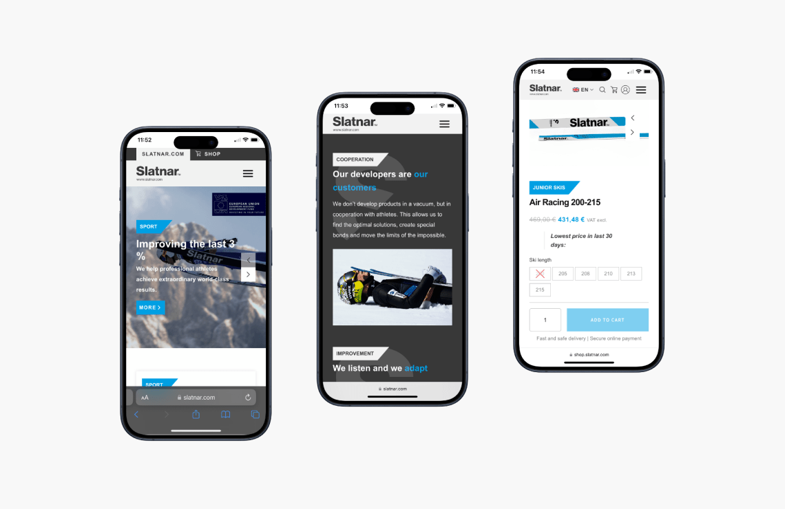 Slatnar mobile design example Slatnar mobile design example